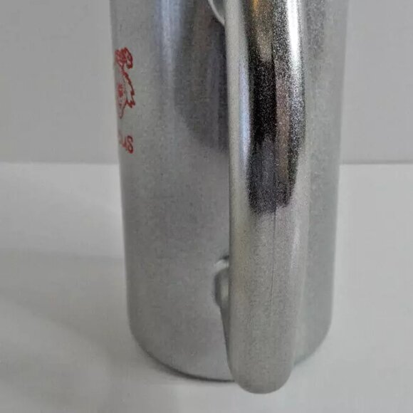 RARE Circus Circus Las Vegas Silver Heavy Glass Mug Hotel Casino Barware Theme - Picture 9 of 10